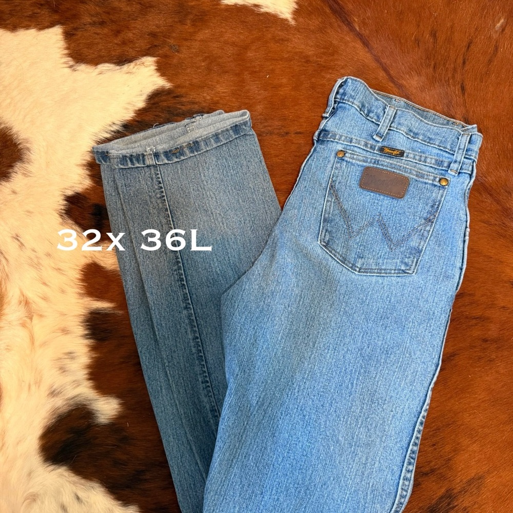 Wrangler Men's Bootcut Jeans - Light Blue